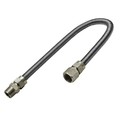 Flextron Gas Line Hose 5/8'' O.D. x 36'' Length 3/4" FIP x MIP Fittings, Stainless Steel Flexible Connector FTGC-SS12-36P